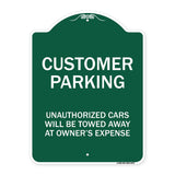 Unauthorized Cars Will Be Towed Away At Owner's Expense