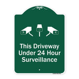 This Driveway Under 24 Hour Surveillance With Graphics