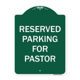 Reserved Parking For Pastor