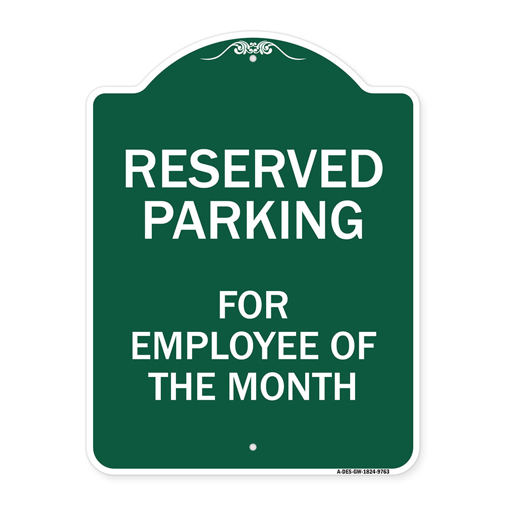 Reserved Parking For Employee Of The Month