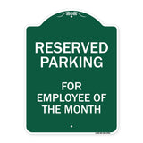 Reserved Parking For Employee Of The Month