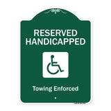 Reserved Handicapped Towing Enforced