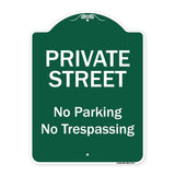 Private Street, No Parking Or Trespassing