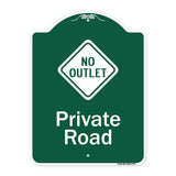 Private Road With No Outlet Symbol