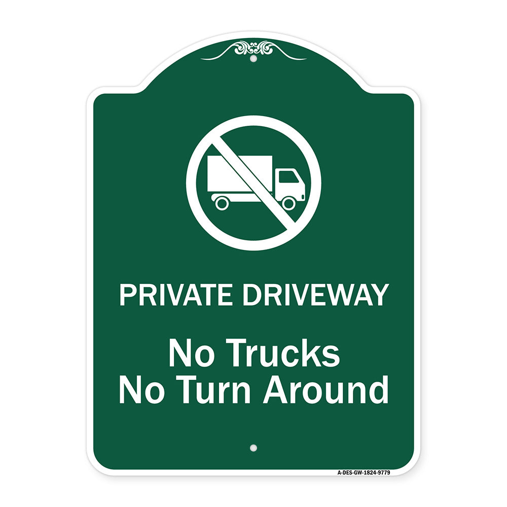 Private Driveway. No Trucks No Turnaround