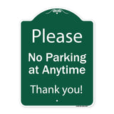Please No Parking At Anytime