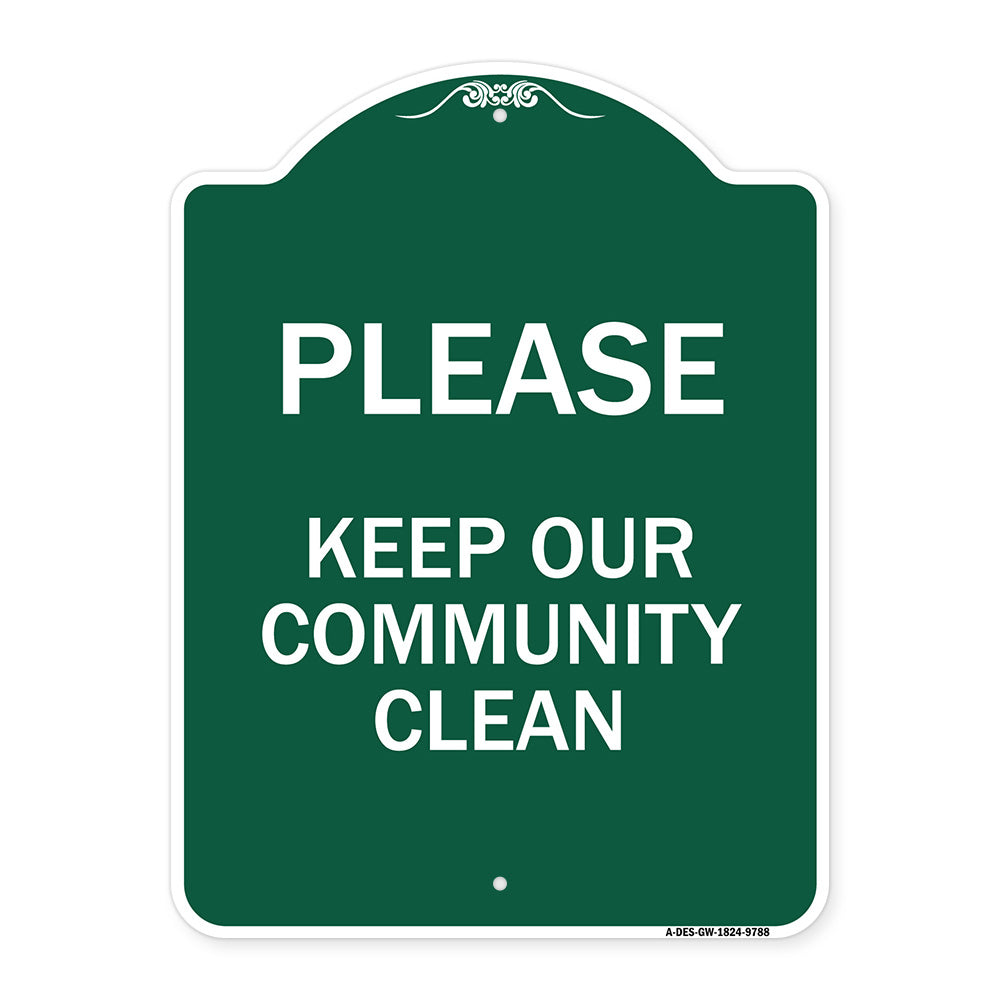 Please Keep Our Community Clean