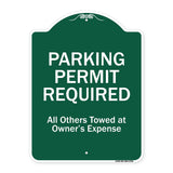 Parking Permit Required All Others Towed At Owner's Expense