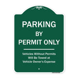 Parking By Permit Only Vehicles Without Permits Towed At Vehicle Owner's Expense
