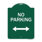 No Parking With Bidirectional Arrow