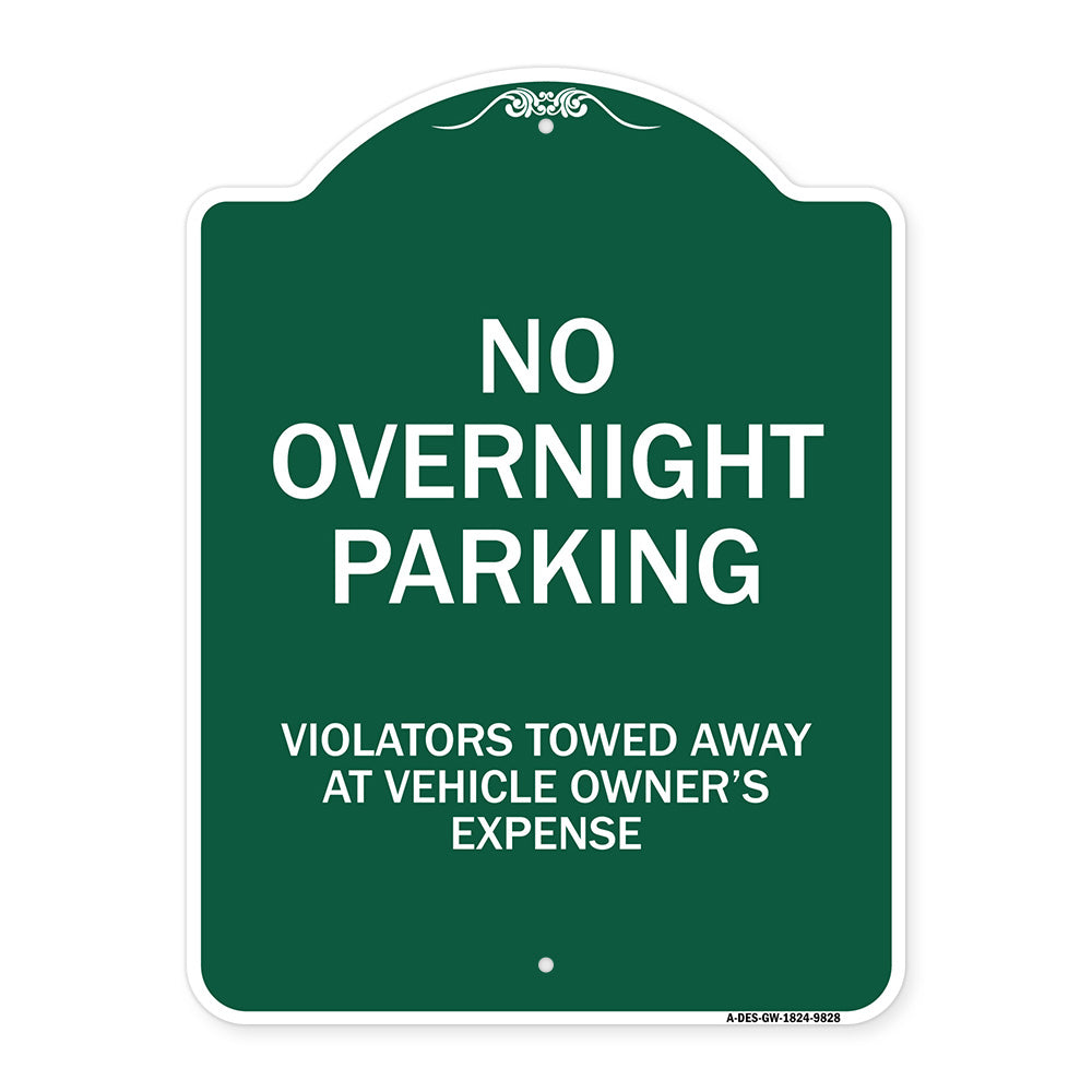 No Overnight Parking