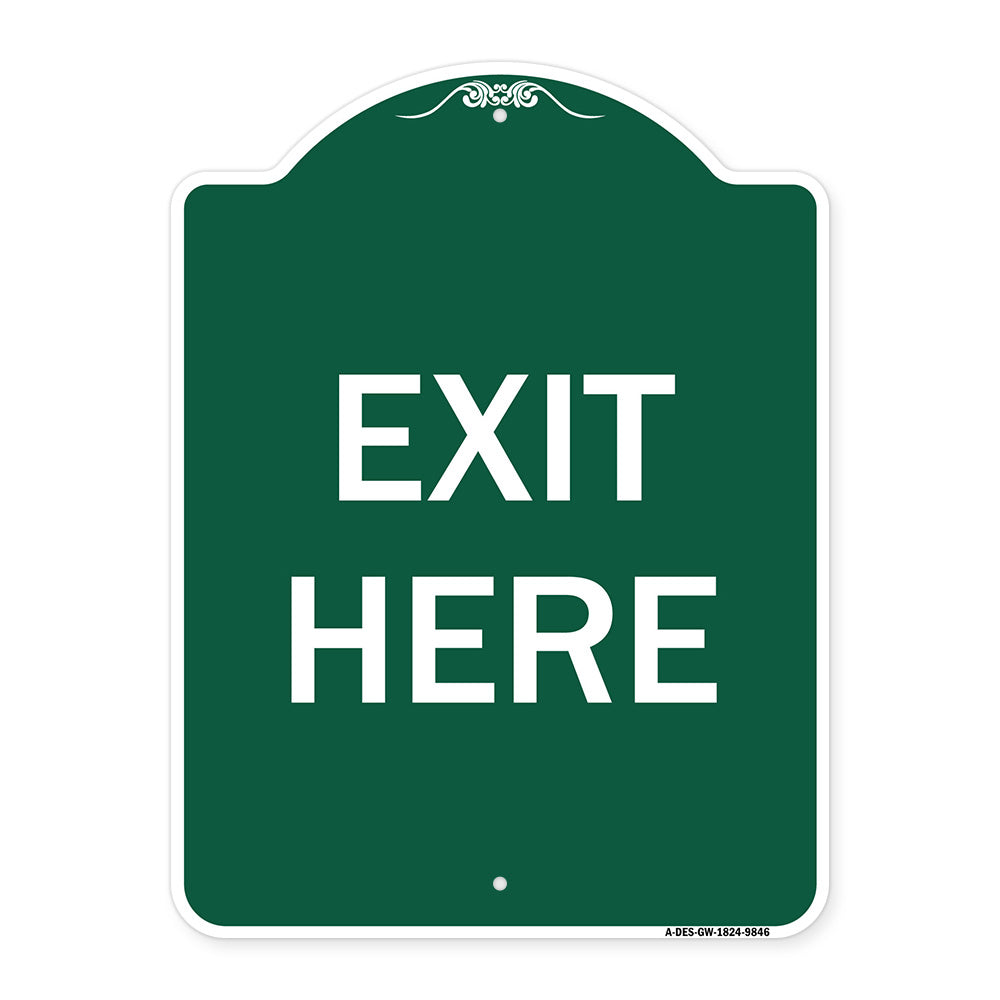Exit Here