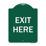 Exit Here