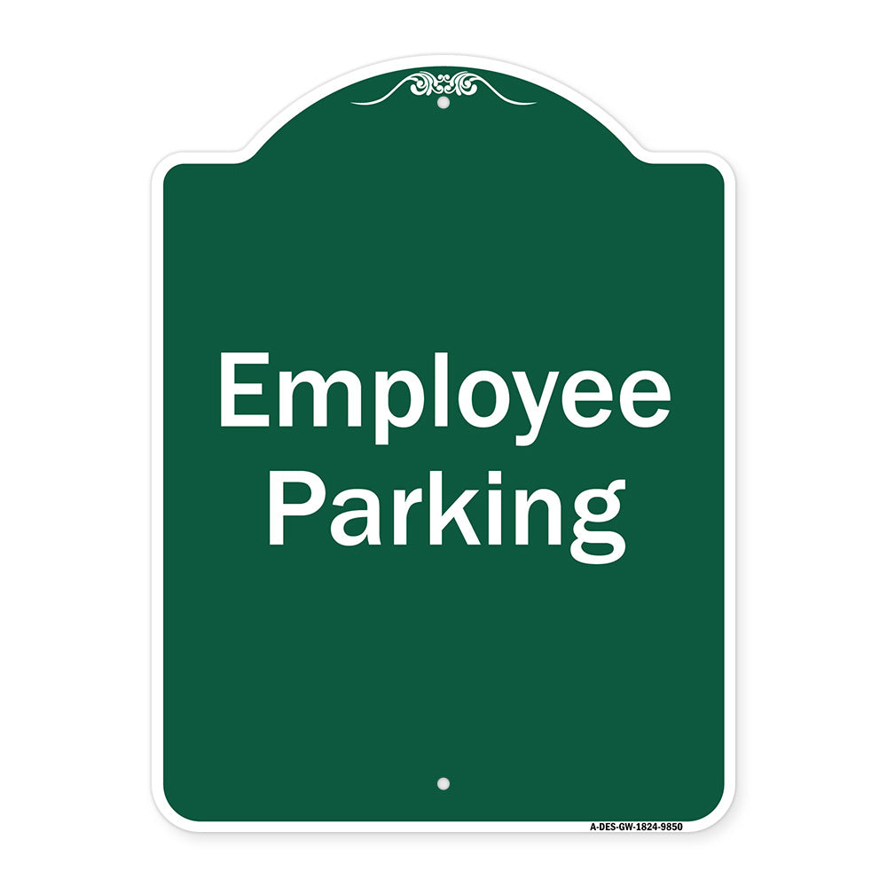 Employee Parking Sign