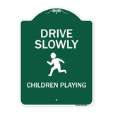 Drive Slowly Children Playing