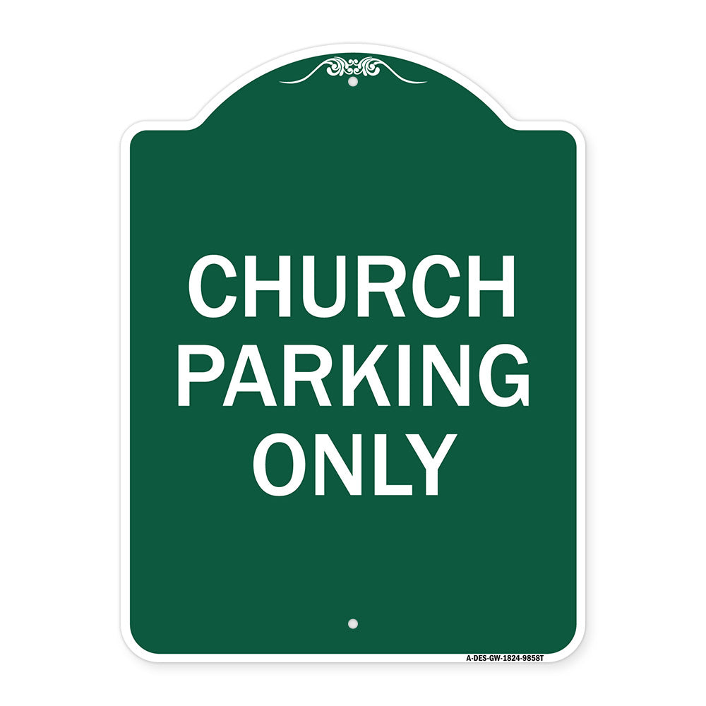 Church Parking Only