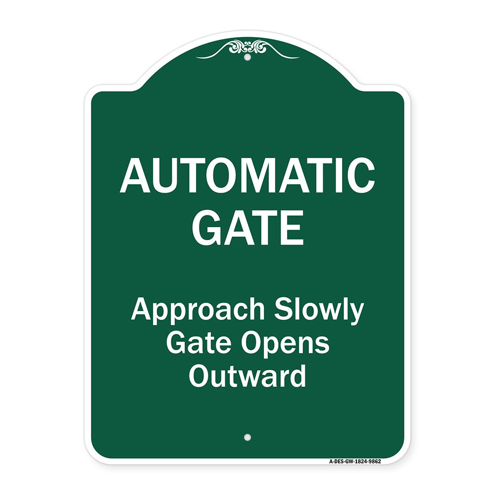 Automatic Gate Approach Slowly Gate Opens