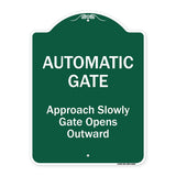 Automatic Gate Approach Slowly Gate Opens