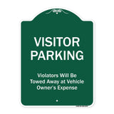 Visitor Parking Violators Will Be Towed Away At Vehicle Owner's Expense
