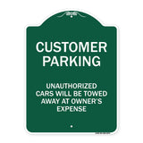Unauthorized Cars Will Be Towed Away At Owner's Expense