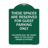 These Spaces Are Reserved For Guest Parking Only