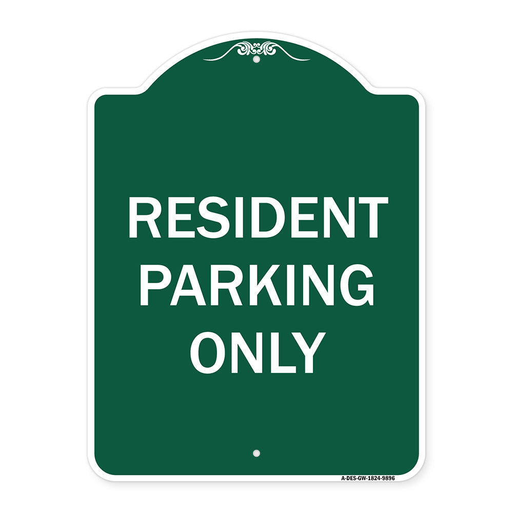 Resident Parking Only