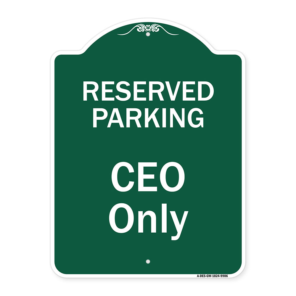 Reserved Parking Ceo Only