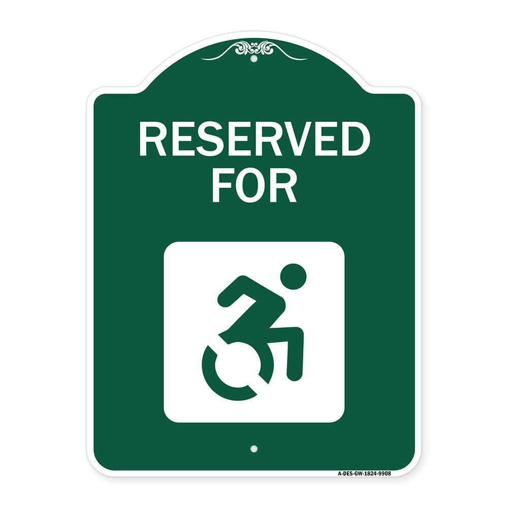 Reserved For (With Accessible Symbol)