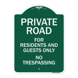 Private Road For Residents And Guests Only No Trespassing