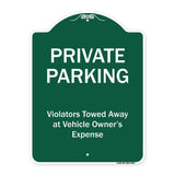 Private Parking, Violators Towed Away