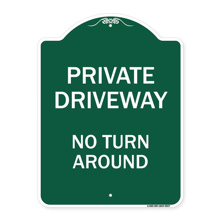 Private Driveway No Turn Around