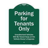 Parking For Tenants Only Unauthorized Vehicles Towed Away