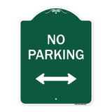 No Parking With Bidirectional Arrow