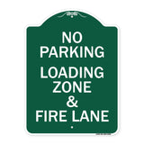 No Parking Loading Zone & Fire Lane