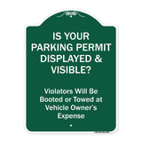 Is Your Parking Permit Displayed & Visible