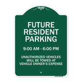 Future Resident Parking 9:00 - 6:00