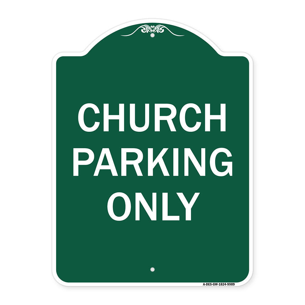 Church Parking Only