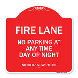 Wisconsin Fire Lane No Parking at Anytime Day or Night