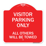 Visitor Parking Only All Others Will Be Towed