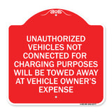 Unauthorized Vehicles Not Connected for Charging Purpose Will Be Towed