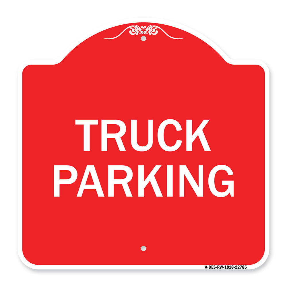 Truck Sign Truck Parking