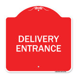 Traffic Entrance Sign Delivery Entrance