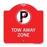 Tow Away Zone (No Parking Symbol)