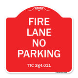 Texas Fire Lane No Parking