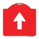 Straight Thru Sign - Straight Thru (Symbol) Sign
