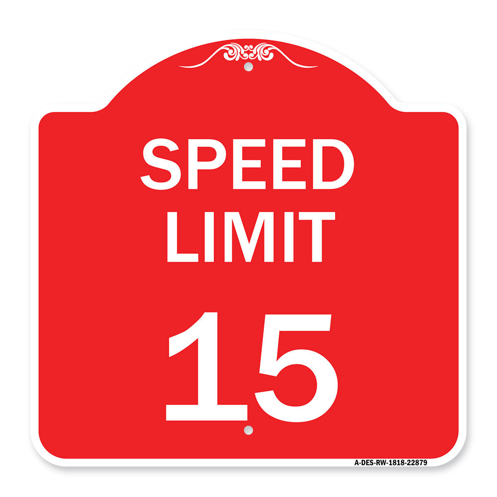 Speed Limit 15 Mph