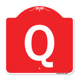 Sign with Letter Q