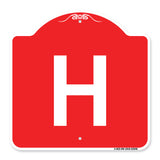 Sign with Letter H