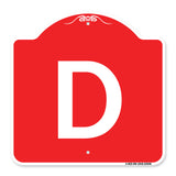 Sign with Letter D