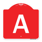 Sign with Letter A